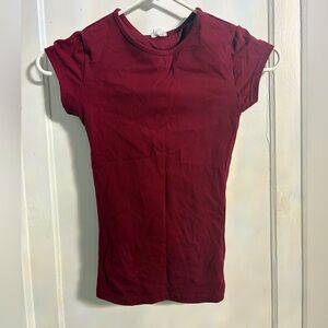 Garage Sleek Burgundy T-Shirt